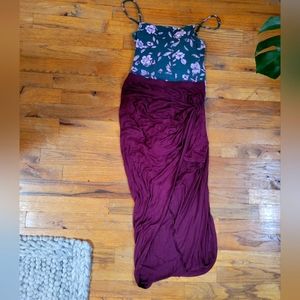 High low knotted pencil skirt outfit bodysuit